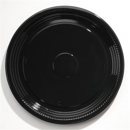 GOLDENGIFTS 16 in. dia Caterline Casuals Thermoformed Platters - Black GO1881845